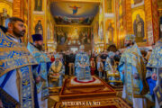 His Eminence Metropolitan Vladimir presided over the Divine Liturgy on the patronal feast of the Monastery of the Nativity of the Mother of God in Curchi