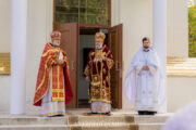 His Eminence Metropolitan Vladimir consecrated the Church of Sts Cosmas and Damian in Chișinău and ordained a priest